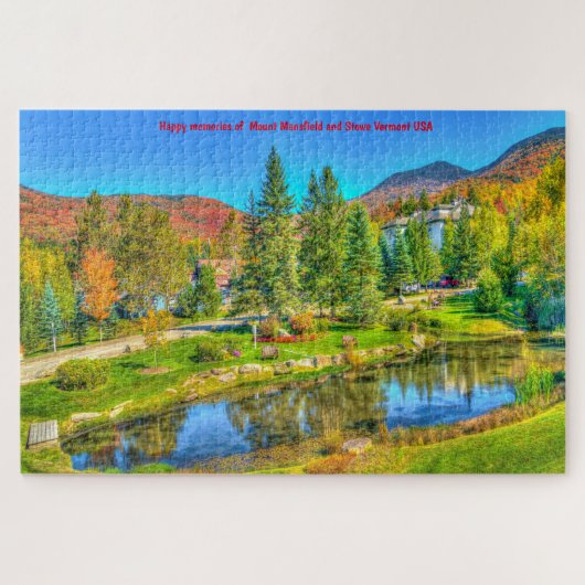 Vermont Stowe. Legpuzzel (Horizontaal)