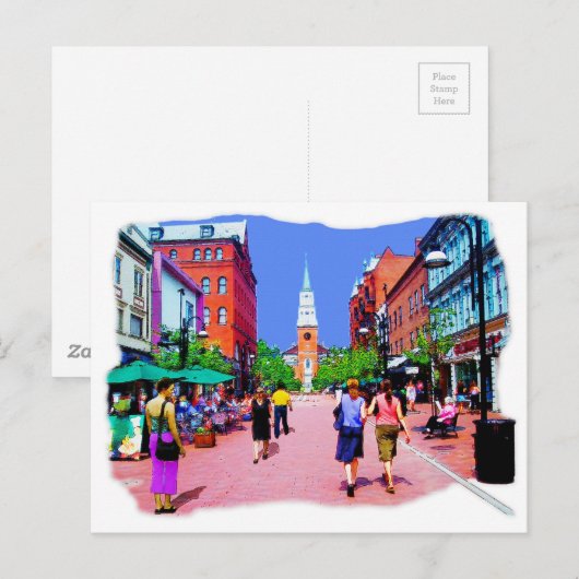 Vermont Street Painting Briefkaart (Voorkant / Achterkant)