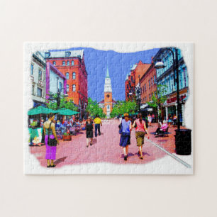 Vermont Street Painting Jigzaag Puzzle Legpuzzel