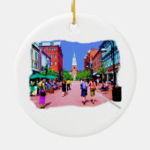 Vermont Street Painting Ornament (Achterkant)