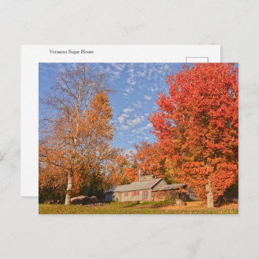 Vermont Sugar House Briefkaart (Voorkant / Achterkant)