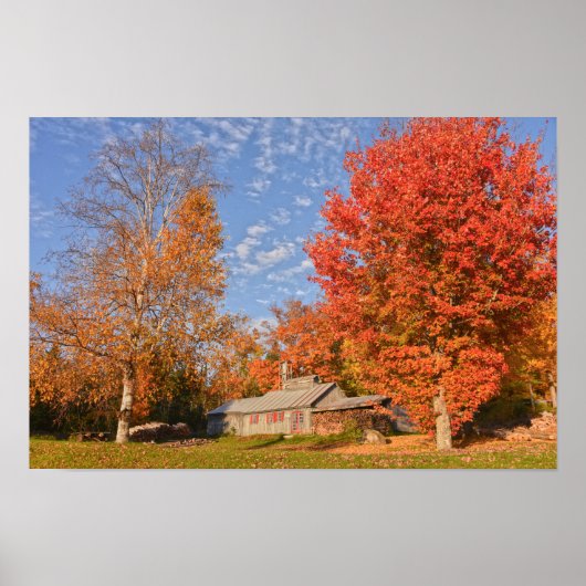 Vermont Suikerhuis Poster (Voorkant)
