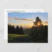 Vermont Sunrise Briefkaart (Voorkant / Achterkant)