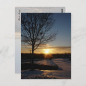 Vermont Sunset Briefkaart (Voorkant / Achterkant)