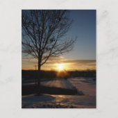 Vermont Sunset Briefkaart (Voorkant)