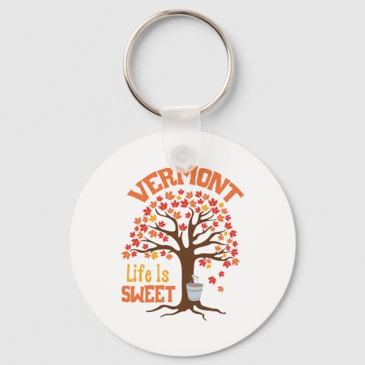 Vermont Sweet Life Sleutelhanger (Voorkant)