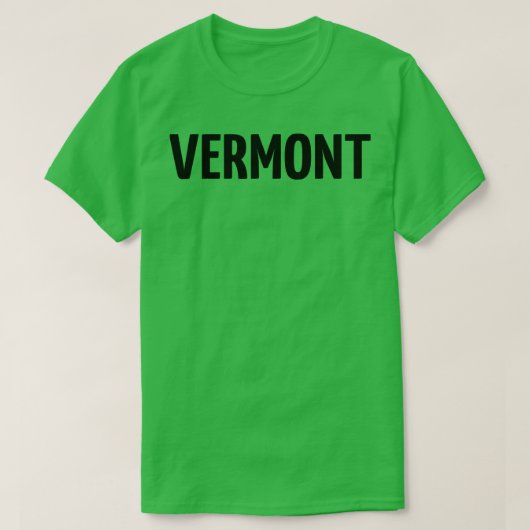 Vermont T-shirt (Design voorkant)
