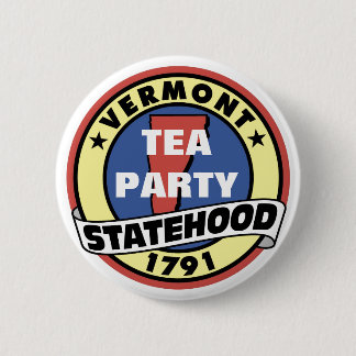 VERMONT TEA PARTITY STATE RONDE BUTTON 5,7 CM
