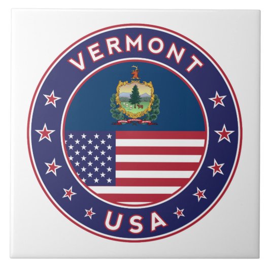 Vermont Tegeltje (Voorkant)