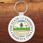 Vermont-teken Sleutelhanger (Voorkant)