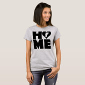 Vermont Thuis Hart Staat T-Shirt (Voorkant volledig)