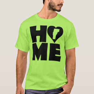 Vermont Thuis Hart Staat T-Shirt