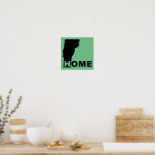 Vermont Thuis Weg Van Staat Poster (Keuken)