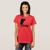 Vermont Thuis Weg Van Staat T-Shirt Tees (Voorkant volledig)