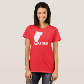 Vermont Thuis Weg Van State T-Shirt Tees (Voorkant volledig)