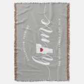 Vermont Thuisstaat Gepersonaliseerd Deken (Voorkant Verticaal)