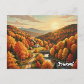 Vermont Travel Briefkaart (Voorkant)
