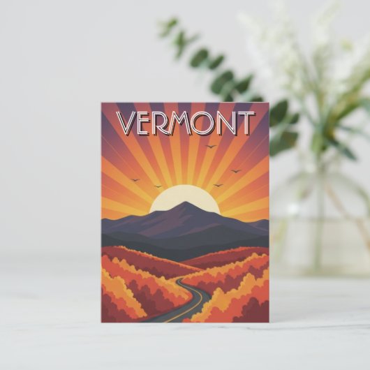 Vermont Travel Briefkaart (Staand voorkant)