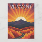 Vermont Travel Briefkaart (Voorkant)