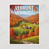 Vermont Travel Briefkaart (Voorkant)