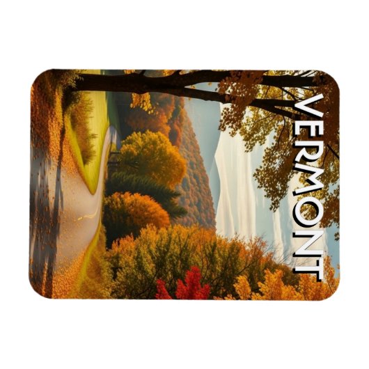 Vermont Travel Magneet (Horizontaal)