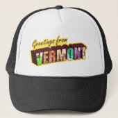 Vermont" Trucker Pet (Voorkant)