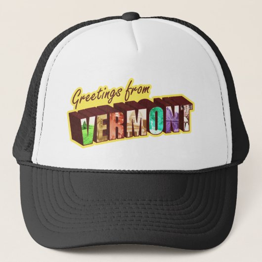 Vermont" Trucker Pet (Voorkant)