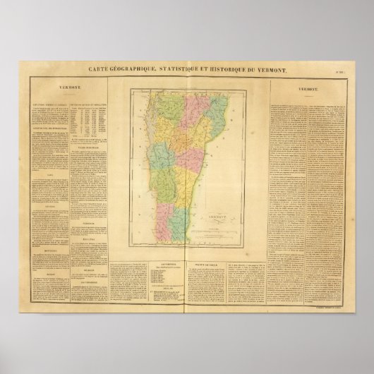 Vermont US Poster (Voorkant)