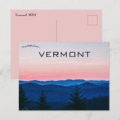 Vermont USA Briefkaart (Voorkant / Achterkant)