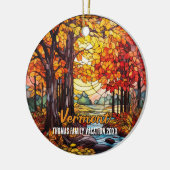 Vermont vakantie souvenir keramisch ornament (Links)