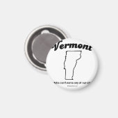 VERMONT - "VERMONT STATE MOTTO" T-shirts en uitrus Magneet (Voorkant / Achterkant)