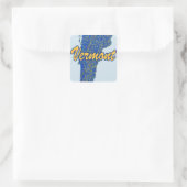 Vermont Vierkante Sticker (Tas)