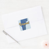 Vermont Vierkante Sticker (Envelop)