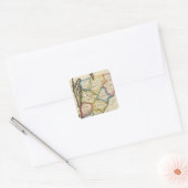 Vermont Vierkante Sticker (Envelop)