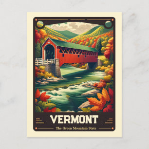 Vermont   Vintage van patriottische spirit Briefkaart