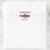 Vermont Vist - Brook Trout Vierkante Sticker (Tas)