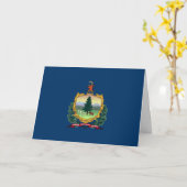 Vermont-vlag, Vlag van Vermont Kaart (Gele Bloem)