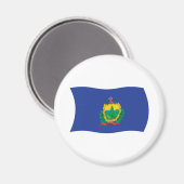 Vermont Vlagmagneet Magneet (Voorkant / Achterkant)