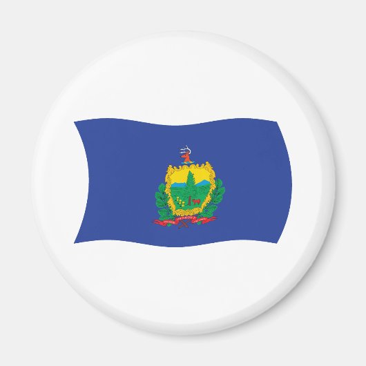 Vermont Vlagmagneet Magneet (Voorkant)