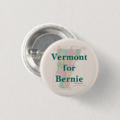 Vermont voor Bernie 2016 Ronde Button 3,2 Cm (Voorkant /achterkant)