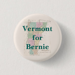 Vermont voor Bernie 2016 Ronde Button 3,2 Cm