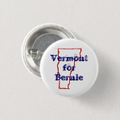 Vermont voor Bernie Ronde Button 3,2 Cm (Voorkant /achterkant)
