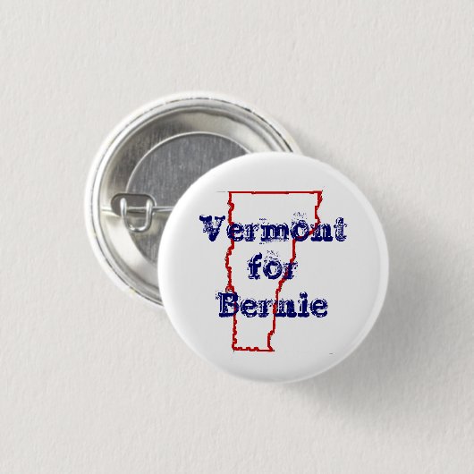 Vermont voor Bernie Ronde Button 3,2 Cm (Voorkant /achterkant)