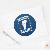 VERMONT VOOR BERNIE RONDE STICKER (Envelop)