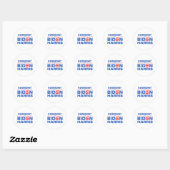 Vermont voor Biden Harris Ronde Sticker (Vel)