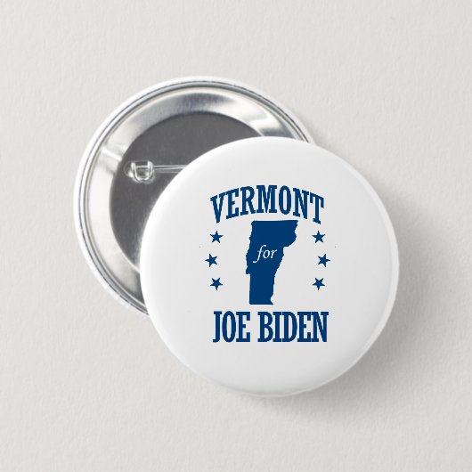 VERMONT VOOR BIDEN RONDE BUTTON 5,7 CM (Voorkant /achterkant)