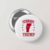 VERMONT VOOR DONALD TRUMP RONDE BUTTON 5,7 CM (Voorkant /achterkant)