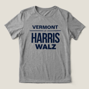Vermont voor Harris Walz Tri-Blend Shirt