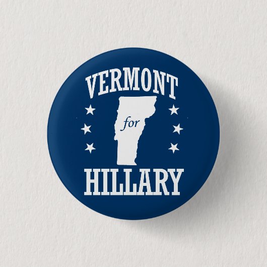 VERMONT VOOR HILLARY RONDE BUTTON 3,2 CM (Voorkant)