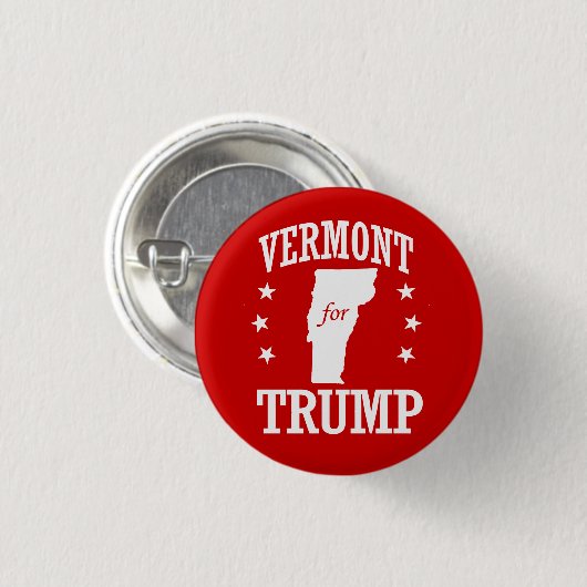 VERMONT VOOR TRUMP RONDE BUTTON 3,2 CM (Voorkant /achterkant)